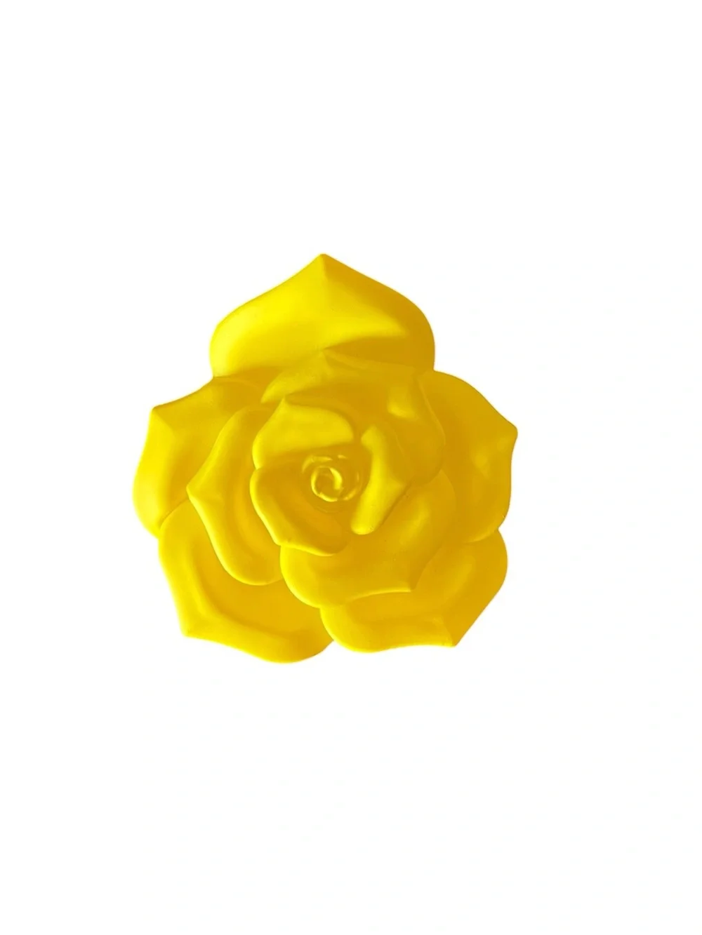 Yellow Matte Flower Floral Neutral Boho Classic 2.5